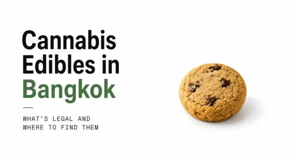 Cannabis edibles in Bangkok — FDA-approved microdose THC cookies and caramels at a licensed dispensary