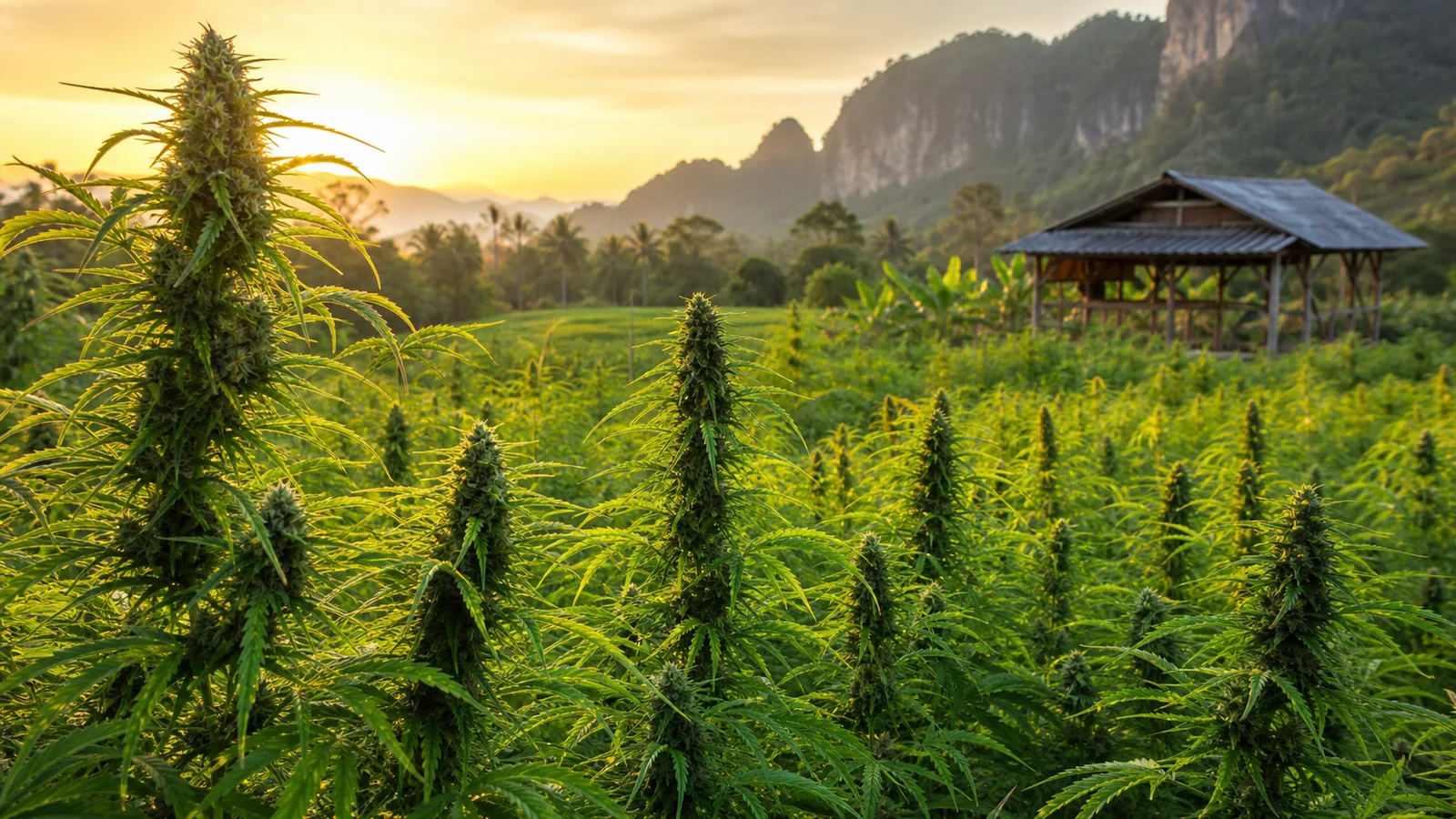 Thai landrace cannabis — pure equatorial sativa heritage strains from Thailand